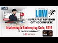 Insolvency & Bankruptcy Code, 2016 | Detailed Revision | CA Final Law