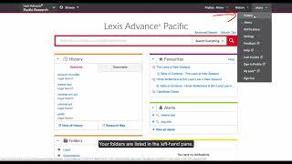 Lexis Advance Work Folders