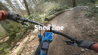 Great Trail to Practice Jumps! Shed line - Delta Watershed Park, Delta, BC