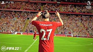 FIFA 22 - Darwin Núñez First Goal - Fulham vs. Liverpool - Premier League 22/23 | 4K