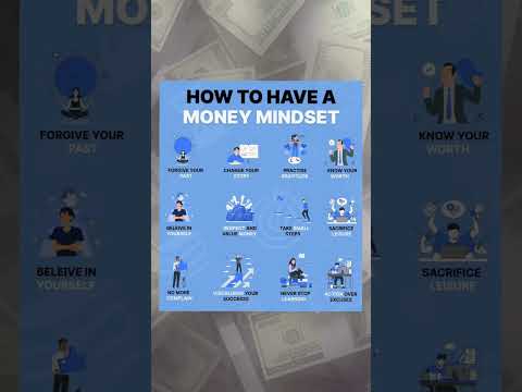 Money Mindset With a positive attitude towards money and financial freedom. #rich #mindsetmoney