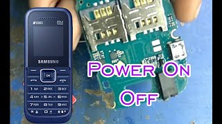 Samsung b110 power on switch