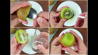 3 ways to clean a kiwi