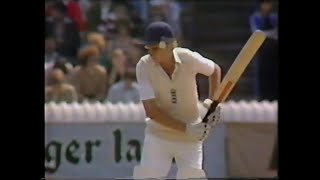 DAVID GOWER 74 ENGLAND v PAKISTAN 1st TEST MATCH DAY 1 EDGBASTON JULY 29 1982