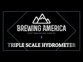 brewing america specific gravity hydrometer test kit