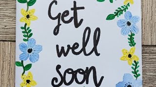 GET WELL SOON GREETING CARD DIY| EASY AND BEAUTIFUL GREETING CARD ❤️👍 SUBSCRIBE FOR MORE|