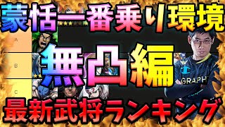 【キングダム頂天】蒙恬環境での無凸武将ランキング‼やはり最強は●●#キングダム頂天