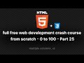 CSS Multi-Column Layouts & UI Design Basics (Crash Course Part 25)