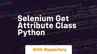 selenium get attribute class python
