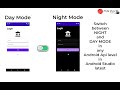 Switch between NIGHT and DAY MODE within your app at any android API level in Android Studio latest
