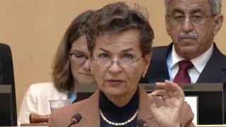 WHO: WHA 69 -  Christiana Figueres, invited speaker to the World Health Assembly
