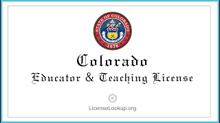 Colorado Teaching License - What You need to get started #license #Colorado