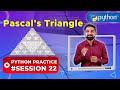 Pascal Triangle In Python | Python Practice 22 | Newtum Solutions