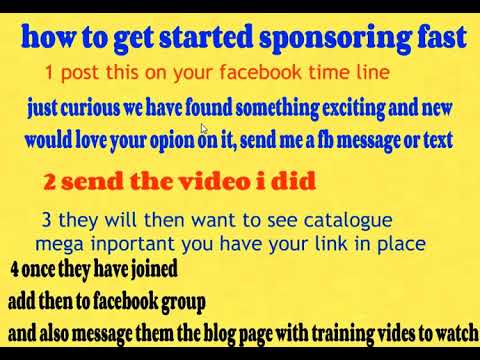 how to sponsor warm market how to sponsor warm market