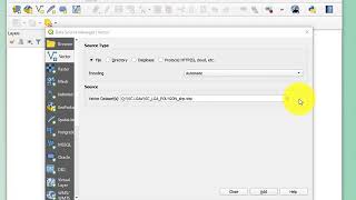 How to add a vector layer to QGIS