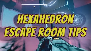 Prophecy Dungeon Hexahedron Escape Room TIPS (Solo \u0026 Fireteam) | Destiny 2