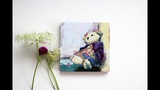 Oil Painting a Teddy Bear Still Life