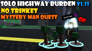 Solo Highway Burden + Mystery Man Quest V1.13 | World Tower Defense