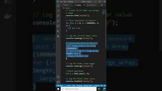 console.timeLog() for performance - JavaScript Tutorial for Beginners
