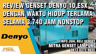 REVIEW GENSET DENYO 10 ESX DENGAN WAKTU HIDUP TERLAMA SELAMA 3.740 JAM NONSTOP