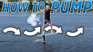 How To Pump A Foil On Flat Water