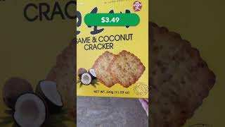 Korean Sesame \u0026 Coconut Crackers