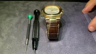 Patek Nautilus Strap Replacement - This is the Best Strap for Patek Watches.