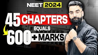 45 Chapters equals 600+ Marks🔥| NEET Ultra-High Yield Chapters 🚀
