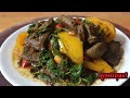 ឆារគ្រឿងថ្លើមគោ khmer food