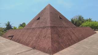 Peculiar looking of Pyramid Temple Puducherry | Sri Karaneswar Nataraja Temple