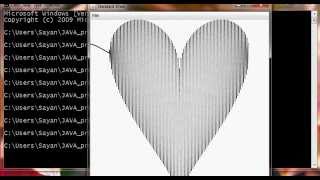 2D Heart Shape Plot using JAVA