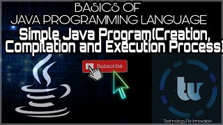 SIMPLE JAVA PROGRAM- CREATION, COMPILATION AND EXECUTION PROCESS(EXPLANATION)