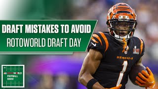 Fantasy Football Draft Mistakes to Avoid in 2022 | Rotoworld Draft Day | NFL on NBC