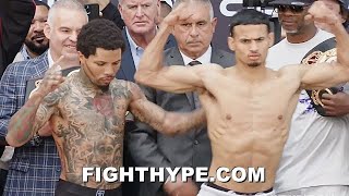 BRAWL ERUPTS! GERVONTA DAVIS PUSHES ROLLY ROMERO OFF STAGE AT HEATED FINAL FACE OFF