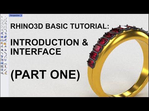 Rhino 3d Beginner Basic Tutorial Introduction Interface Part 1