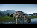 Jurassic World Evolution: Euoplocephalus vs Indoraptor (Base Genome)