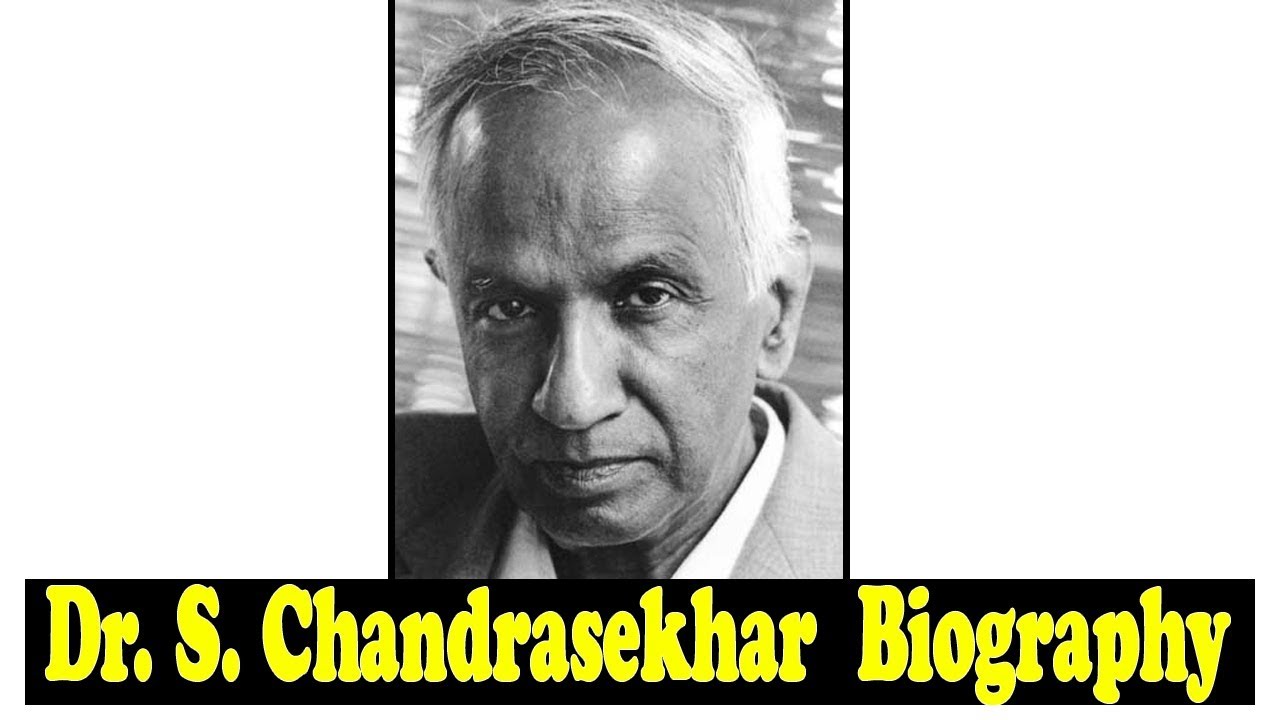 S.CHANDRASEKHAR BIOGRAPHY [HINDI] - YouTube