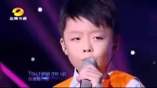 anak kecil suara emas bikin merinding dengan lagu YOU RAISE ME UP