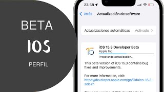 Como instalar Perfil BETA iOS 15.4 | ZIDACO