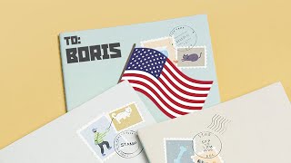 Boris gets letter from America