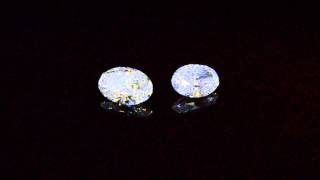 1.61 ct.  Oval, Color I, Clarity VVS2 GIA and 1.51 Ct.  Oval, Color F, Clarity VS1 GIA