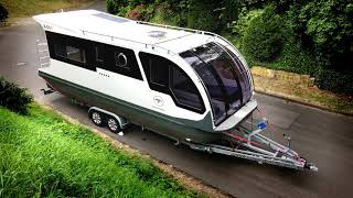 Departure One: Amazing Camper and Boat: German Made Caravanboat for $67,500! Autocaravana