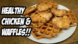 Healthy Chicken and Protein Waffles Recipe!