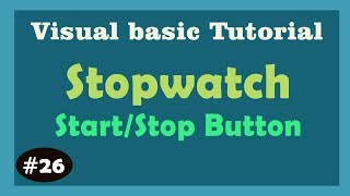 Stopwatch Project in Visual Basic | Learn visual basic 6 | vb6 tutorial in hindi