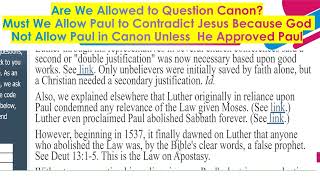 The 1537 Conversion of Luther to Anti-Paulinism; and Jesus-Centrism. Part 3 Questioning Paul