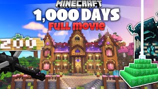 1,000 Days in Minecraft [FULL MOVIE] Let’s Play Survival Hard Mode