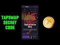 tapswap secret menu code tapswap update how to find tapswap secret menu code