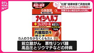 【小林製薬「紅麹」問題】死亡3人に既往歴…前立腺がん・悪性リンパ腫など  腎臓学会の確認症例は95例に