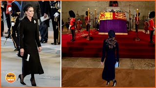 Heartbreaking Moment Kate Middleton "Curtsy" behind Queen's Coffin During Final Journey
