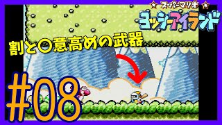 【スーパーマリオヨッシーアイランド】#08 　ミットさんとバットくん